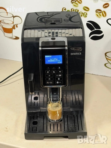 Кафемашина кафе автомат delonghi dinamica с гаранция, снимка 2 - Кафемашини - 52543874