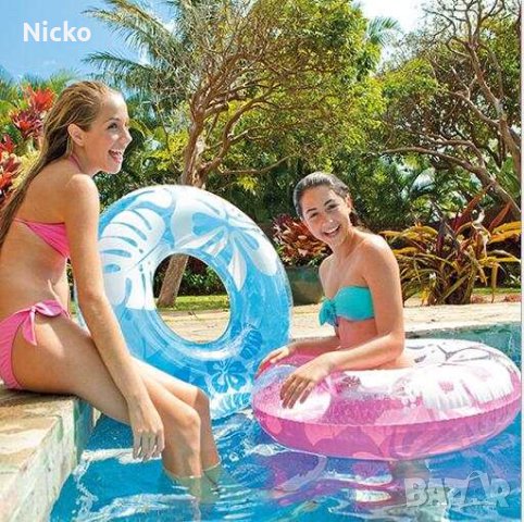 Детски голям надуваем пояс INTEX Clear Color, снимка 3 - Надуваеми играчки - 40273265