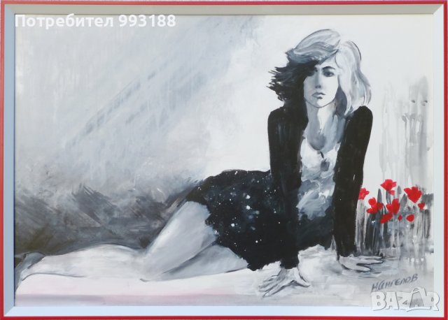  Картина Картини , масло платно, снимка 3 - Картини - 42178141