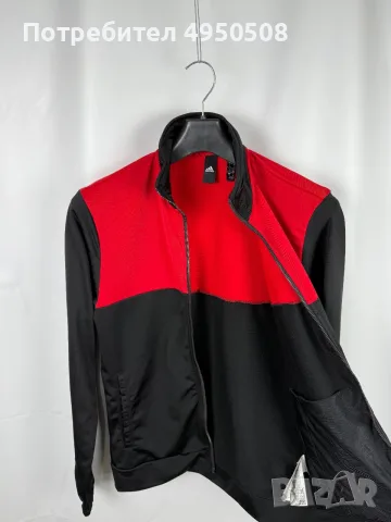 Мъжка спортна яке с цип от Adidas, размер S, снимка 10 - Спортни дрехи, екипи - 56091033