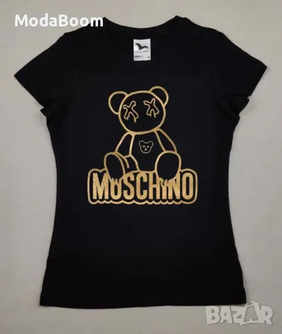 Moschino черна дамска тениска 