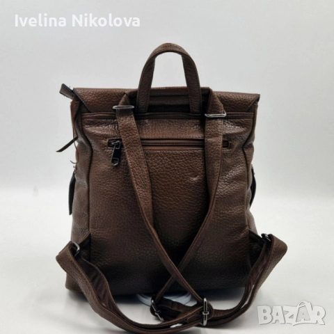 Дамска раница от еко к. с ресни – бохо стил, удобство и обем (36×30×16 см), снимка 4 - Чанти - 52454056