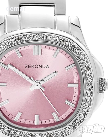 Дамски часовник Sekonda Octaire, светло розово, снимка 2 - Дамски - 52129526