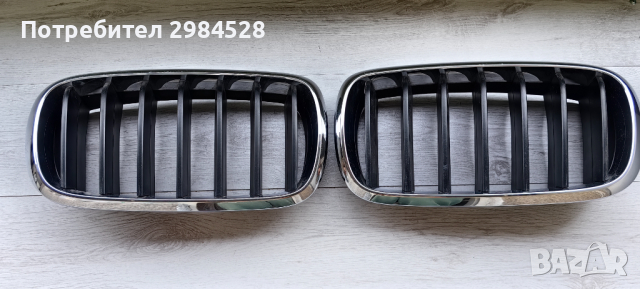 Решетки / бъбреци за BMW X5 F15 X6 F16 Black / БМВ Х5 Ф15 Х6 Ф16