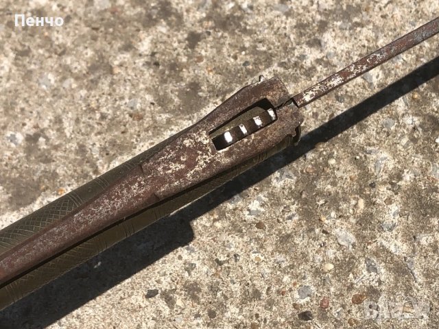 старинна бойна НАВАХА /NAVAJA/ - XVII - XVIII век - ОРИГИНАЛ, снимка 17 - Ножове - 51286048