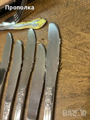  К-т прибори барокови орнаменти за шест души, неупотребявани -24бр., снимка 8 - Прибори за хранене, готвене и сервиране - 53631442