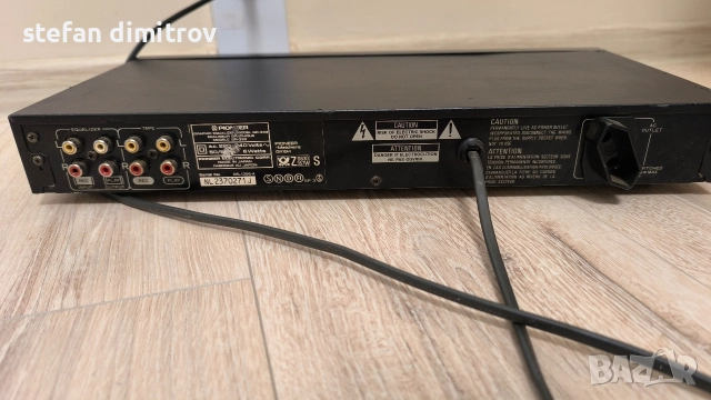 PIONEER GR 333 Стерео графичен еквалайзер 7 ленти Винтидж 1989, снимка 9 - Еквалайзери - 52927586