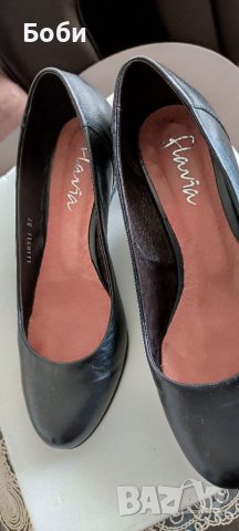 Дамски кожени обувки, снимка 5 - Дамски обувки на ток - 38832587
