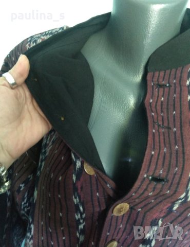 Яке или сако в етно стил "Bum Shaka" / голям размер, ръчна изработка , снимка 4 - Якета - 40999050