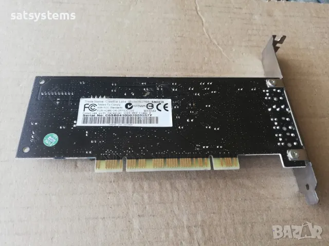 Звукова карта Creative Labs Sound Blaster Live! SB0410 24-bit 7.1-Channel PCI, снимка 7 - Други - 47899546