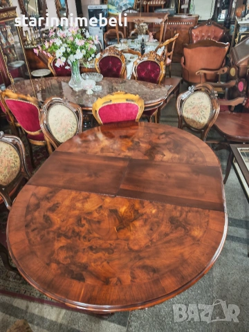 Бароков трапезен комплект , снимка 10 - Маси - 53641340