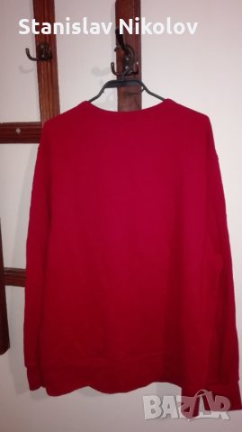 Блуза GAP (red crewneck), снимка 2 - Блузи - 34244237