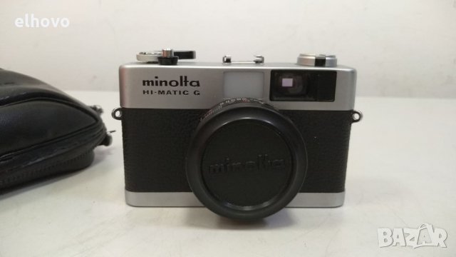 Фотоапарат Minolta HI-MATIC G, снимка 4 - Фотоапарати - 34266335