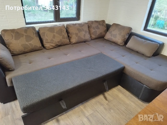 Диван ъглов голям, снимка 7 - Дивани и мека мебел - 50523315
