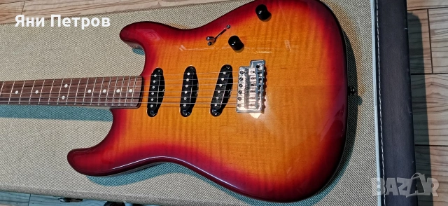 Fender Mexico Showmaster FMT Cherry Sunburst Special Edition 2005 електрическа китара, снимка 3 - Китари - 53780970