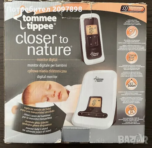 Дигитален бебефон Tommee Tippee, снимка 2 - Бебефони - 47276098