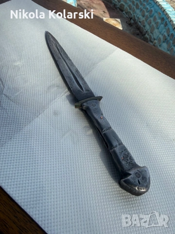 Автентична ергенска габровска кама, снимка 2 - Антикварни и старинни предмети - 53605831