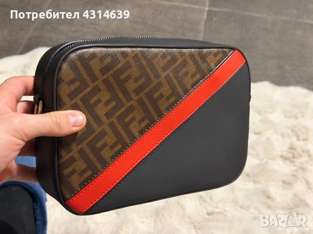 Мъжка чанта Fendi, снимка 2 - Чанти - 53669424