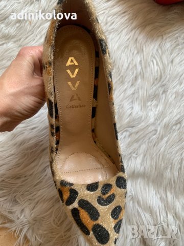 Нови леопардови обувки, снимка 3 - Дамски елегантни обувки - 40801348
