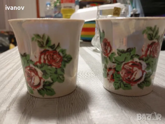 Ръчно рисувани чаши за кафе Русия , снимка 1