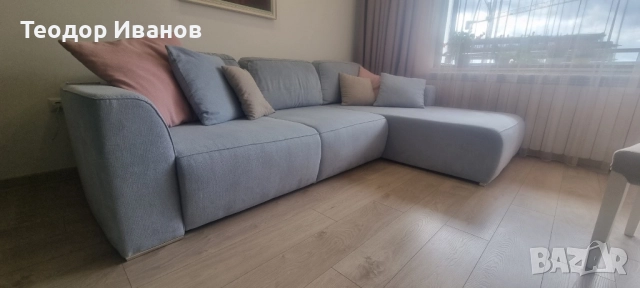 Ъглов диван(разтегателен), снимка 6 - Дивани и мека мебел - 52595030