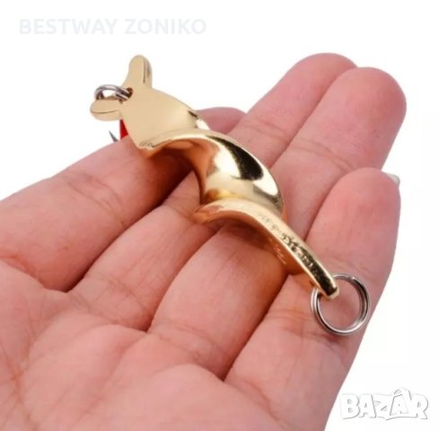 Кастмастери, блесна спинер  с мека въртяща опашка   за риболов на спининг и джигинг