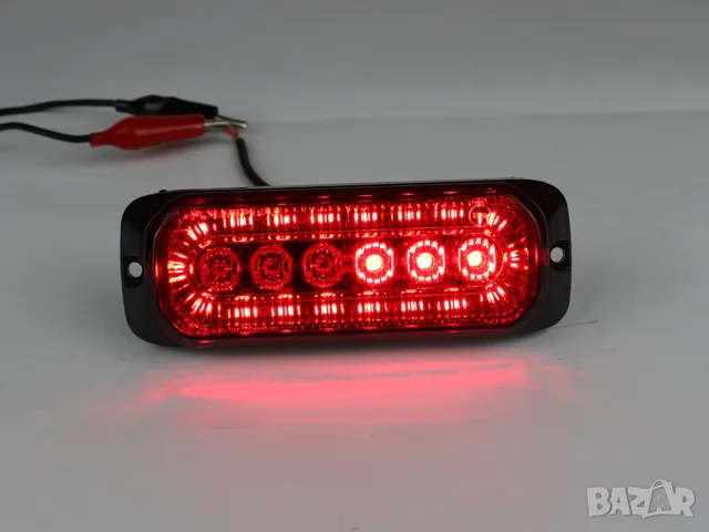 Мигащ висящ LED габарит 24 LED 12-24V с червена светлина, снимка 4 - Аксесоари и консумативи - 55869168