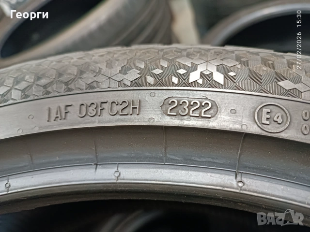 4бр.зимни гуми 255/40/21 Continental, снимка 6 - Гуми и джанти - 53665415