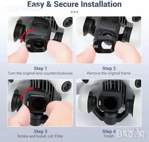 Нови DJI Mini 4 Pro ND CPL комплект - 8 филтъра за кристално качество, снимка 7 - Обективи и филтри - 49945088