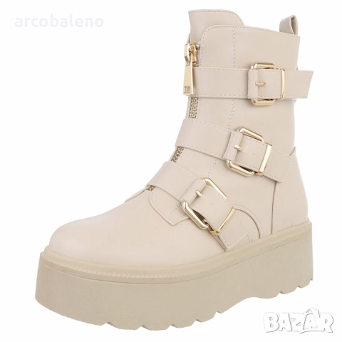 Дамски класически боти до глезена, 3цвята , снимка 7 - Дамски боти - 52135271