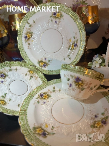 William Lowe Longton England  Circa 1874 - троен сет, мисля уникален и  с невероятна красота, снимка 5 - Антикварни и старинни предмети - 52967335