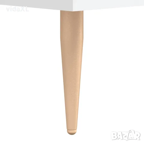 vidaXL Сайдборд, бял, 69,5x34x90 см, инженерно дърво, снимка 10 - Бюфети - 56147918