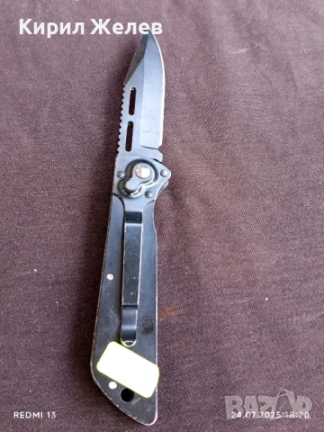 Джобен нож много красив здрав USA COLUMBIA перфектно състояние 43110, снимка 4 - Ножове - 51131642