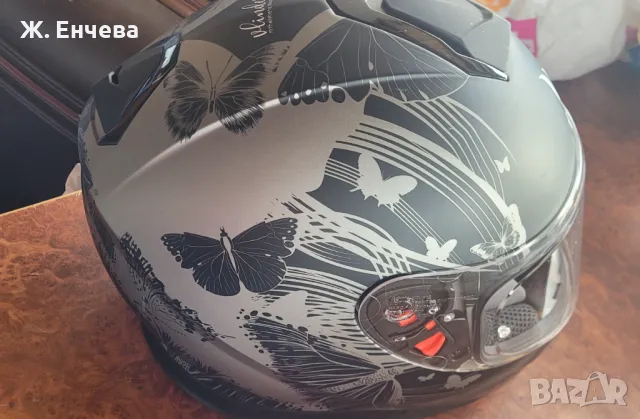 Каска MT Thunder 3SV SV – Matt Anthracite/Gradient/Silver, снимка 8 - Спортна екипировка - 49461845