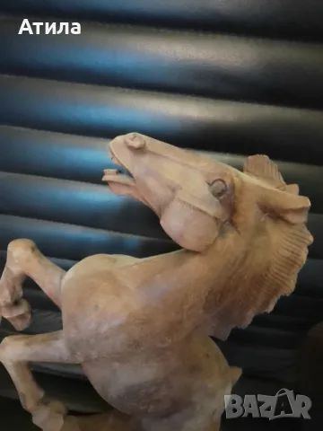 статуетка скулптура кон 43 см, снимка 3 - Статуетки - 48162990