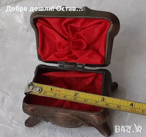  Различни кутии: дървена стара красива кутия с дърворезба, метална, метал, снимка 8 - Други - 33808957