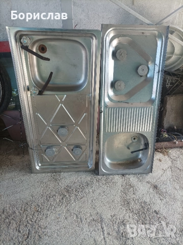 Мивка с котлони за каравана