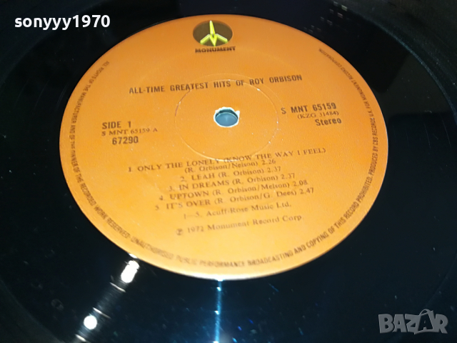 поръчани-ROY ORBISON-ENGLAND 2БР ПЛОЧИ 2303221235, снимка 14 - Грамофонни плочи - 36204805