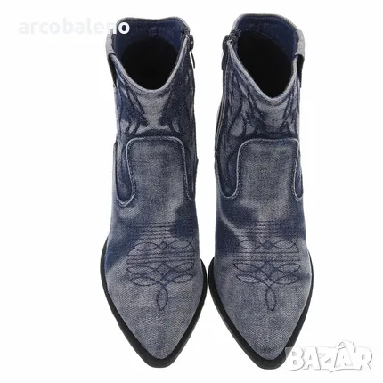 Дамски западни и байкърски ботуши, 5цвята , снимка 5 - Дамски ботуши - 49017269