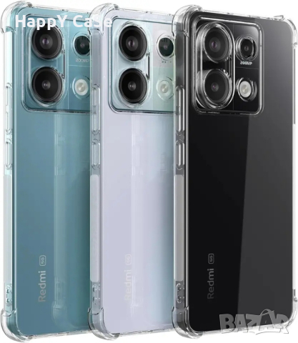 Xiaomi Redmi Note 13 Pro 4G 5G / 13 Pro+ / 13 5G / Усилен силиконов кейс с камера протектор