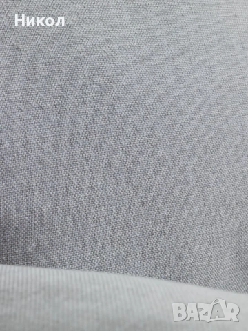 Диван GEDVED 2-местен светлосив текстил, снимка 4 - Дивани и мека мебел - 53358752