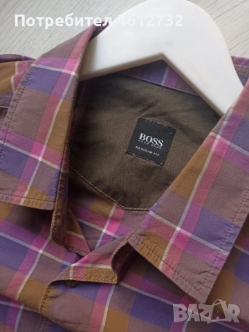 Мъжка риза Hugo Boss, снимка 3 - Ризи - 52248706