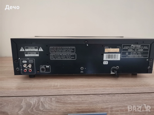 Касетен дек Pioneer ct w208r , снимка 11 - Декове - 52548963