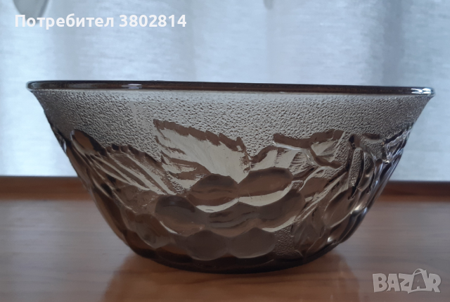 Италианска стъклена купа, снимка 1 - Декорация за дома - 44597106