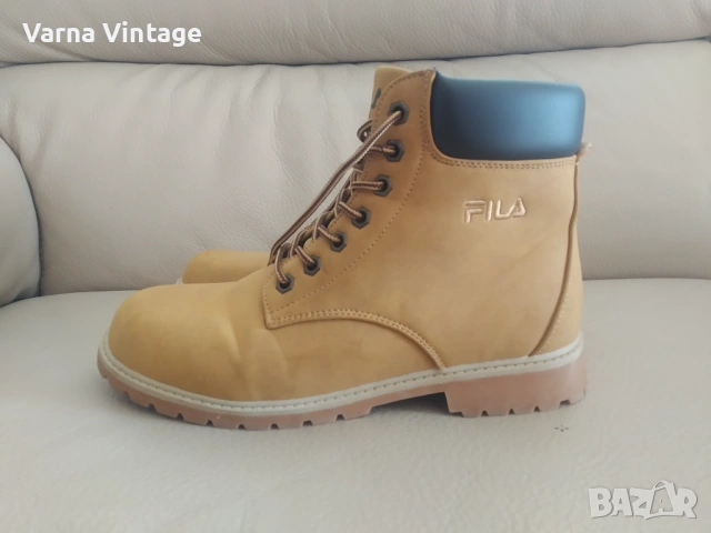 Туристически oбувки FILA Maverick Mid FFW0219.70010 Жълт, снимка 4 - Мъжки боти - 53040755