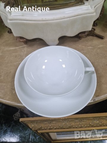 Чудесен антикварен авторски порцеланов двоен сет , снимка 5 - Сервизи - 44159014