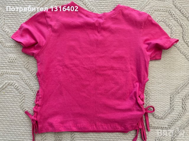Кроп блузка с етикет, размер XS/S, снимка 4 - Корсети, бюстиета, топове - 41585652