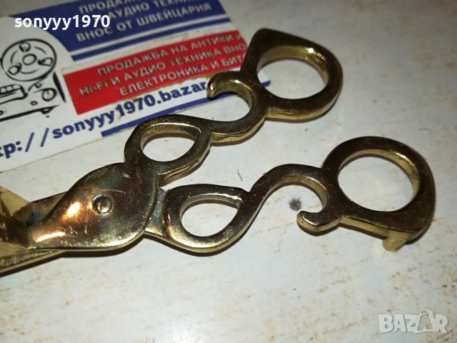 ножица за свещи мед/месинг 1007231343, снимка 12 - Антикварни и старинни предмети - 41505359