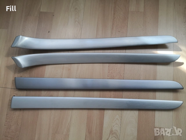 Audi A4 B6 B7 лайсни на вратите драскан алуминий