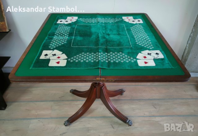 Дизайнерска сгъваема маса за покер "Bevan Funnell", снимка 6 - Маси - 41446318